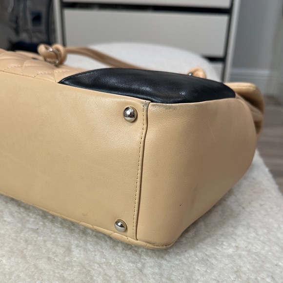 CHANEL Beige Matelasse Cambone Line Shoulder Bag - Picture 12 of 13